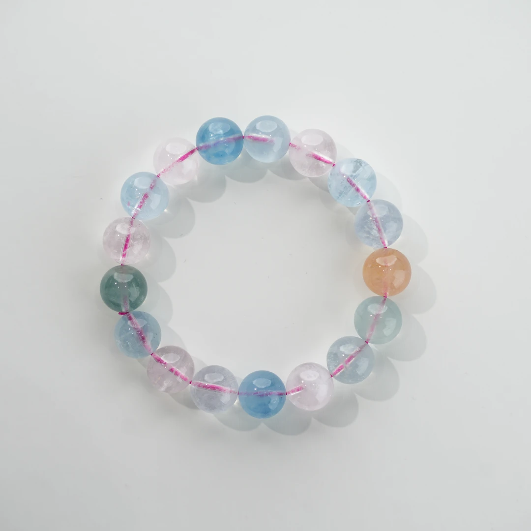 天然水晶手串 直播间直接挑选现场选货