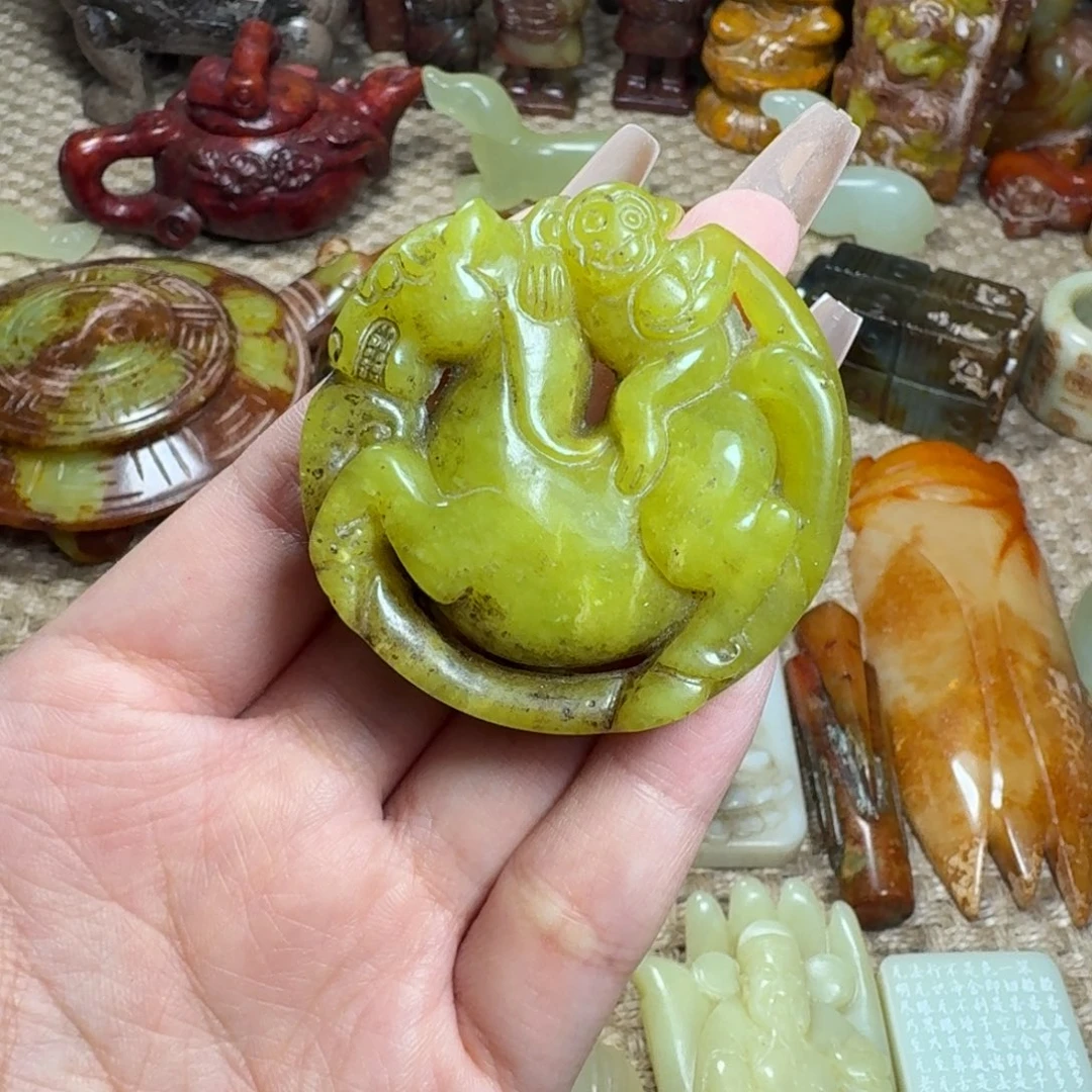 吊坠白玉菩提挂件