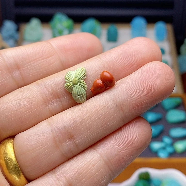 南红玛瑙颈饰未镶嵌喜*羊