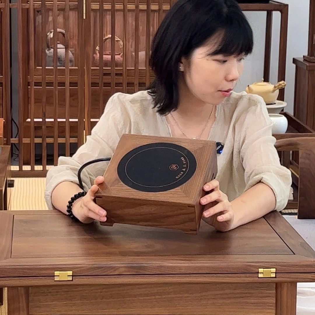黑胡桃木简易电陶炉