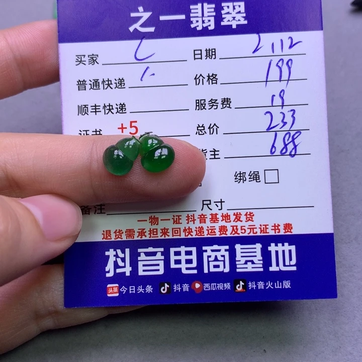 翡翠颈饰未镶嵌C****~翡翠