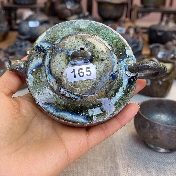 裸柴烧陶瓷手工茶器