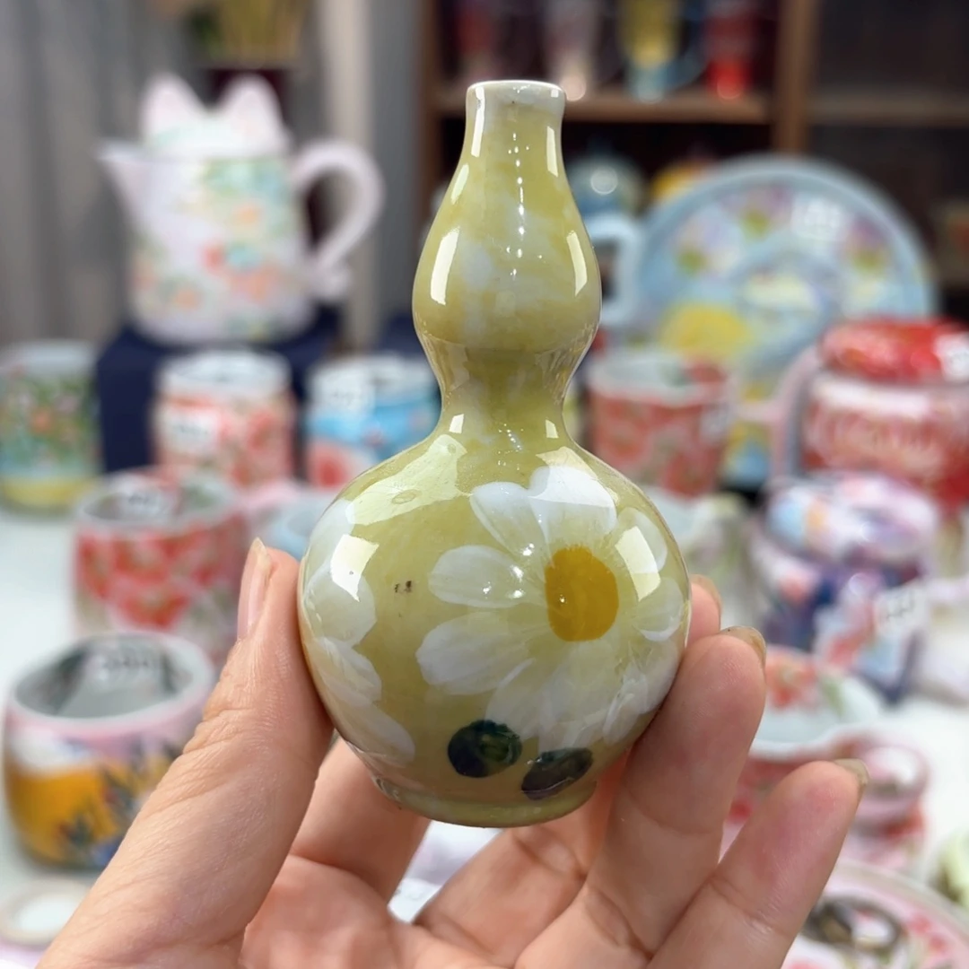 景德镇手绘高温釉下彩陶瓷茶具