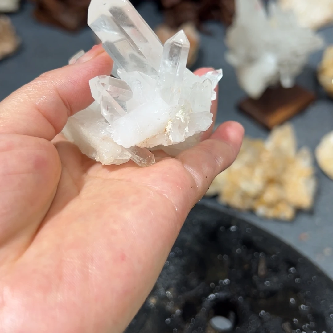 小***学未镶嵌珠宝半成品水晶