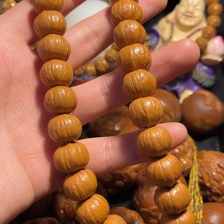橄榄核手串/手链猴头南瓜素串