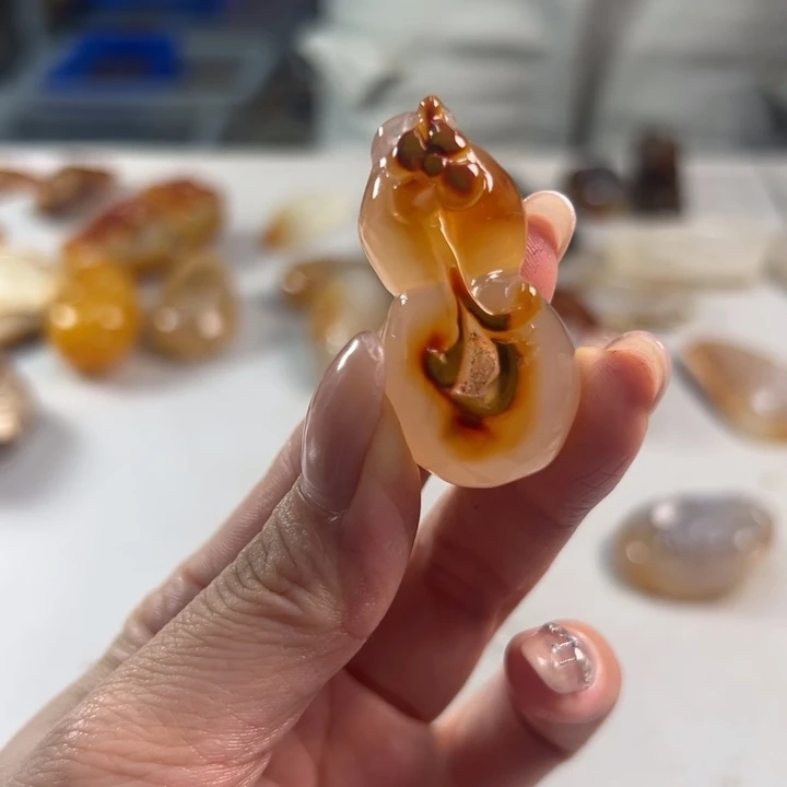 玛瑙/玉髓吊坠(不含链)未镶嵌