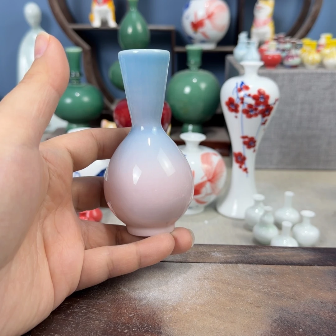 陶瓷手工小花器摆件