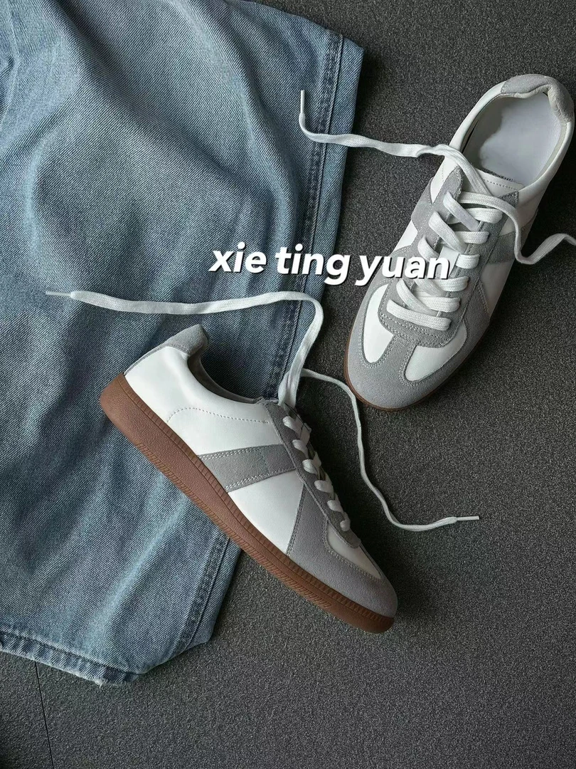 微瑕经典复古德训鞋男款闲板鞋训练阿甘鞋子1148