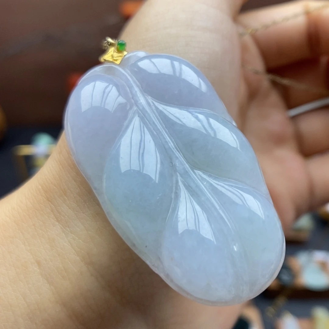 【闪购商品】颈饰18K金镶嵌翡翠10