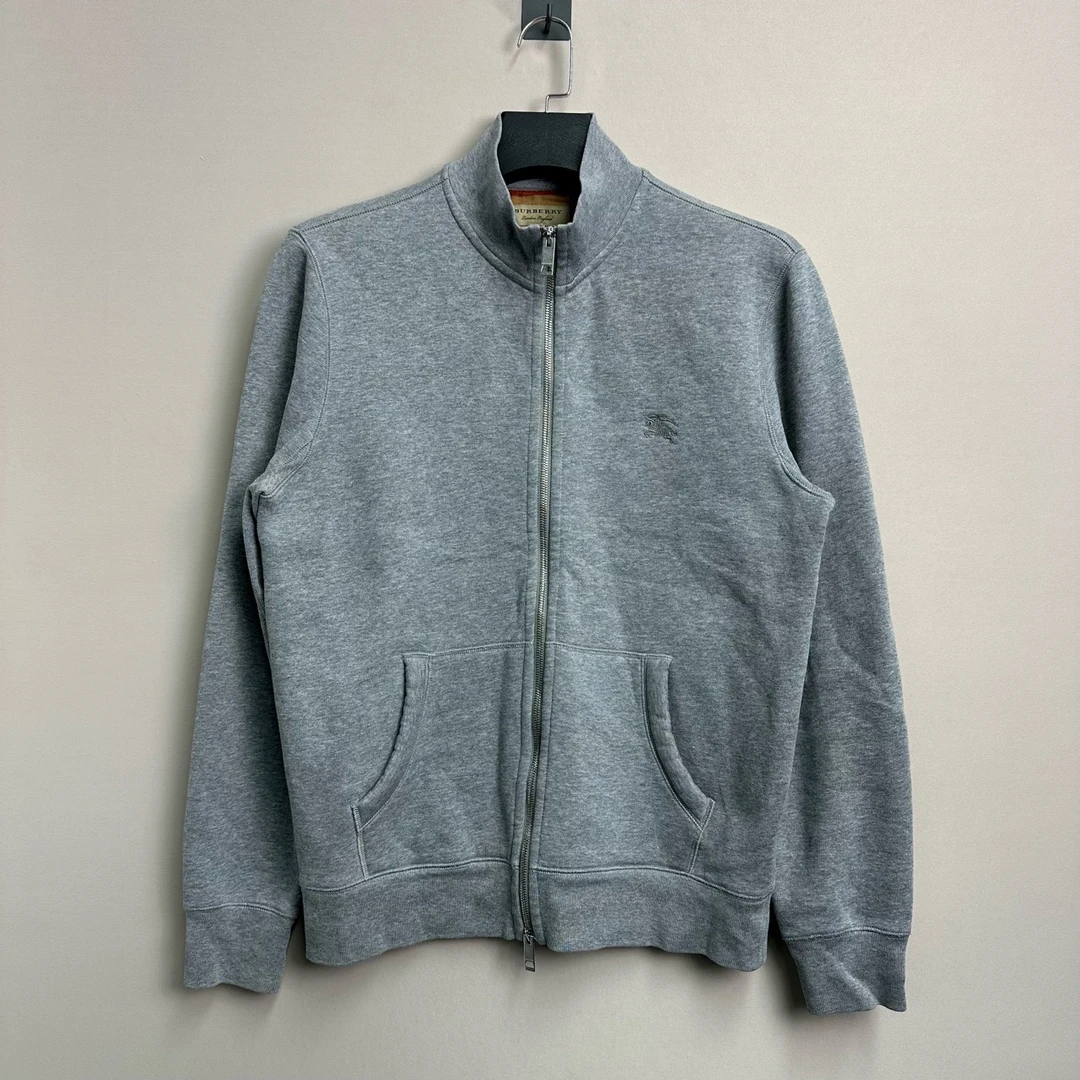 99新 BURBERRY/博柏利 战马刺绣拉链夹克/L码/公价7900