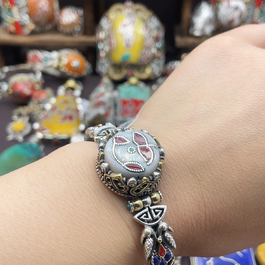 925银木质坤尼泊尔手工制作