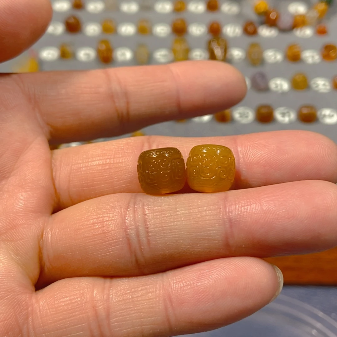 用***9玛瑙/玉髓合金颈饰珠
