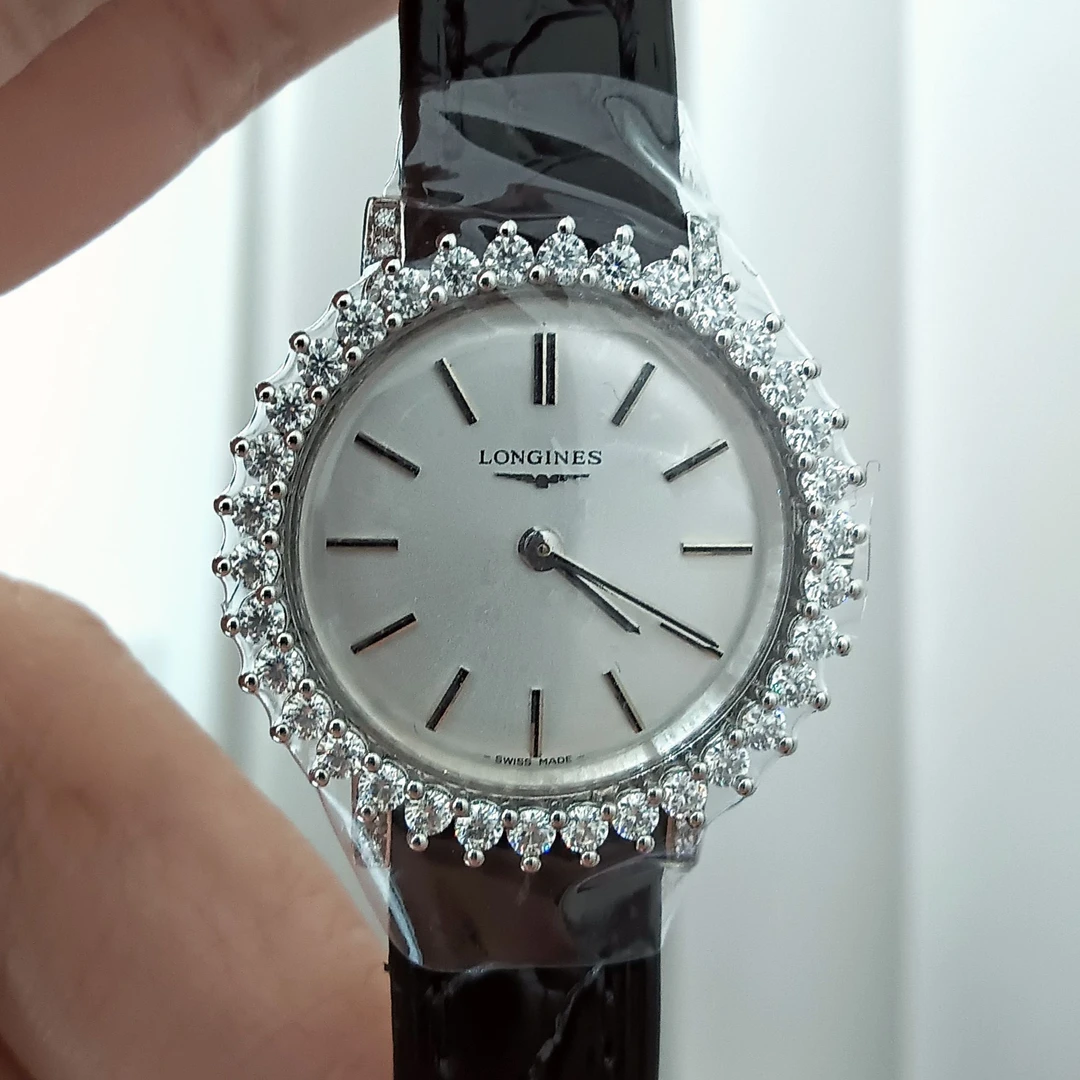 95新 Longines/浪琴 【夏玮玮专属】手动机械表后镶钻/2509220002