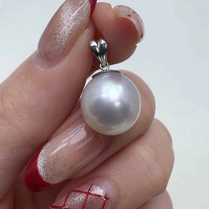 海水珍珠颈饰18K金镶嵌