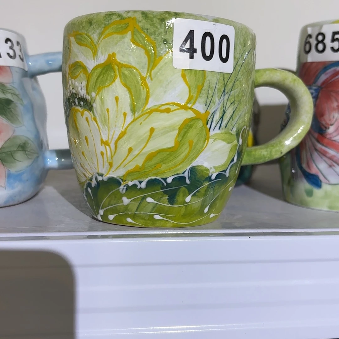 瓷片景德镇手绘高温釉下彩陶瓷茶具