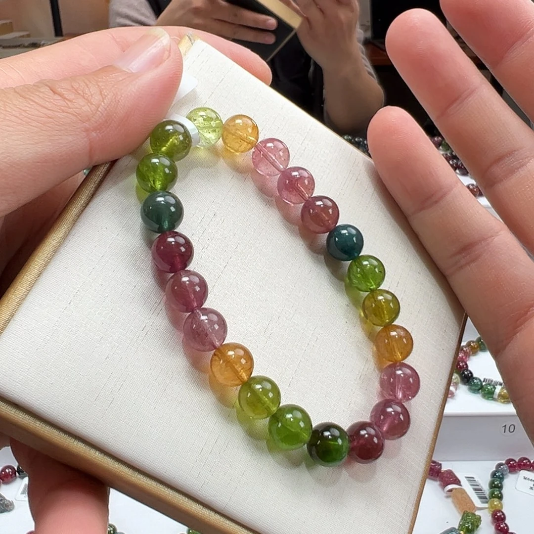 碧玺未镶嵌手串8.5mmmmmmmmm