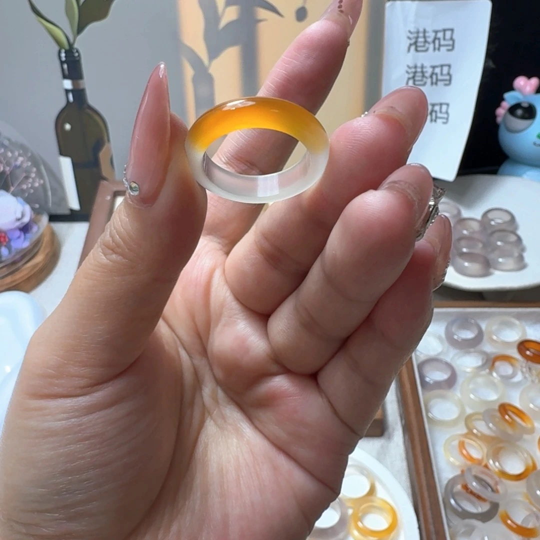 未镶嵌戒指玛瑙/玉髓335港18