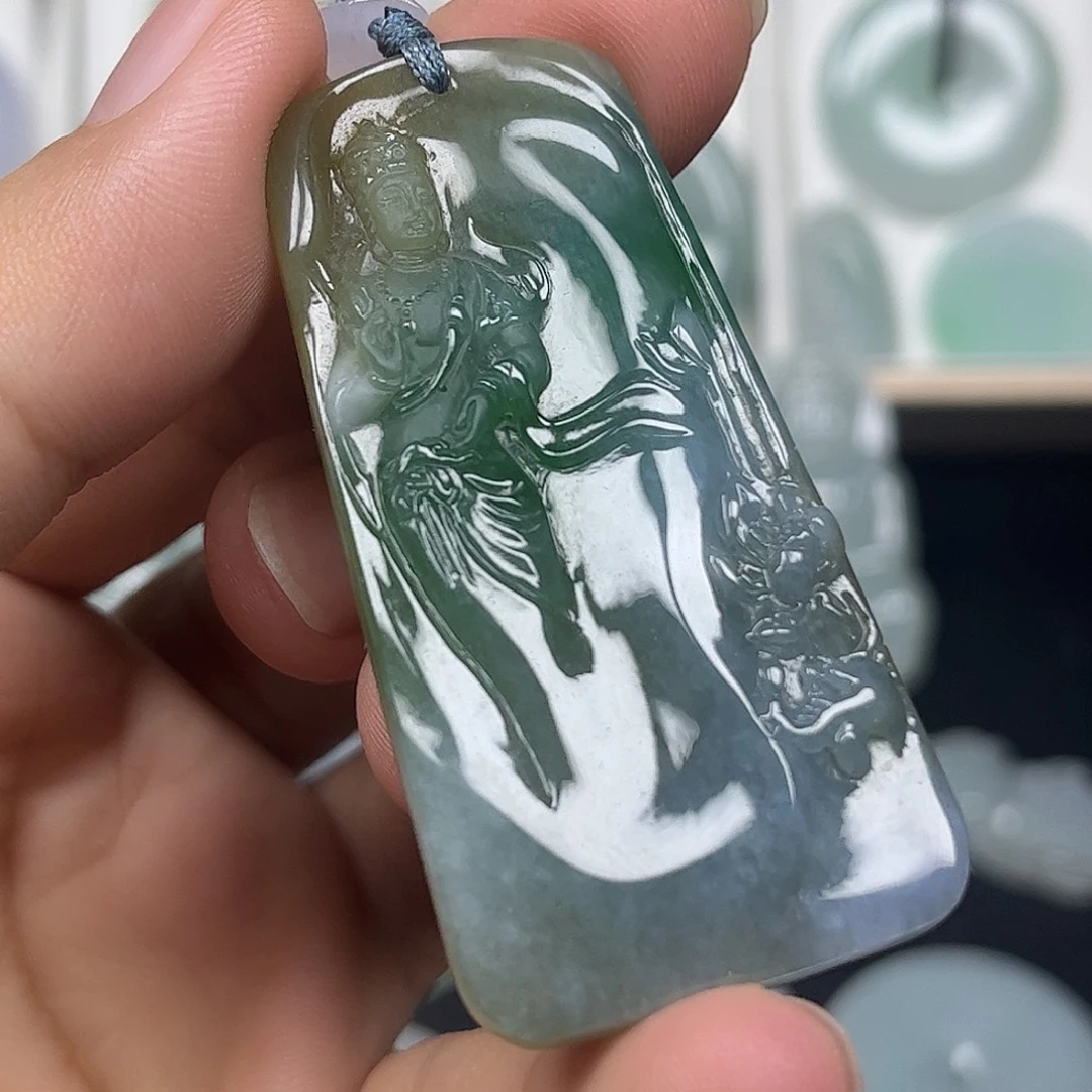 颈饰未镶嵌翡翠缅甸天然翡翠