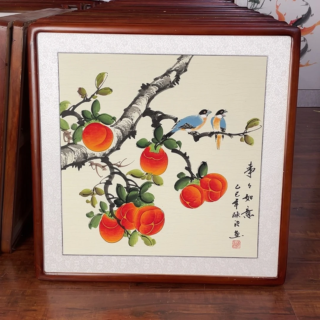 国画带框尺寸63*63厘米
