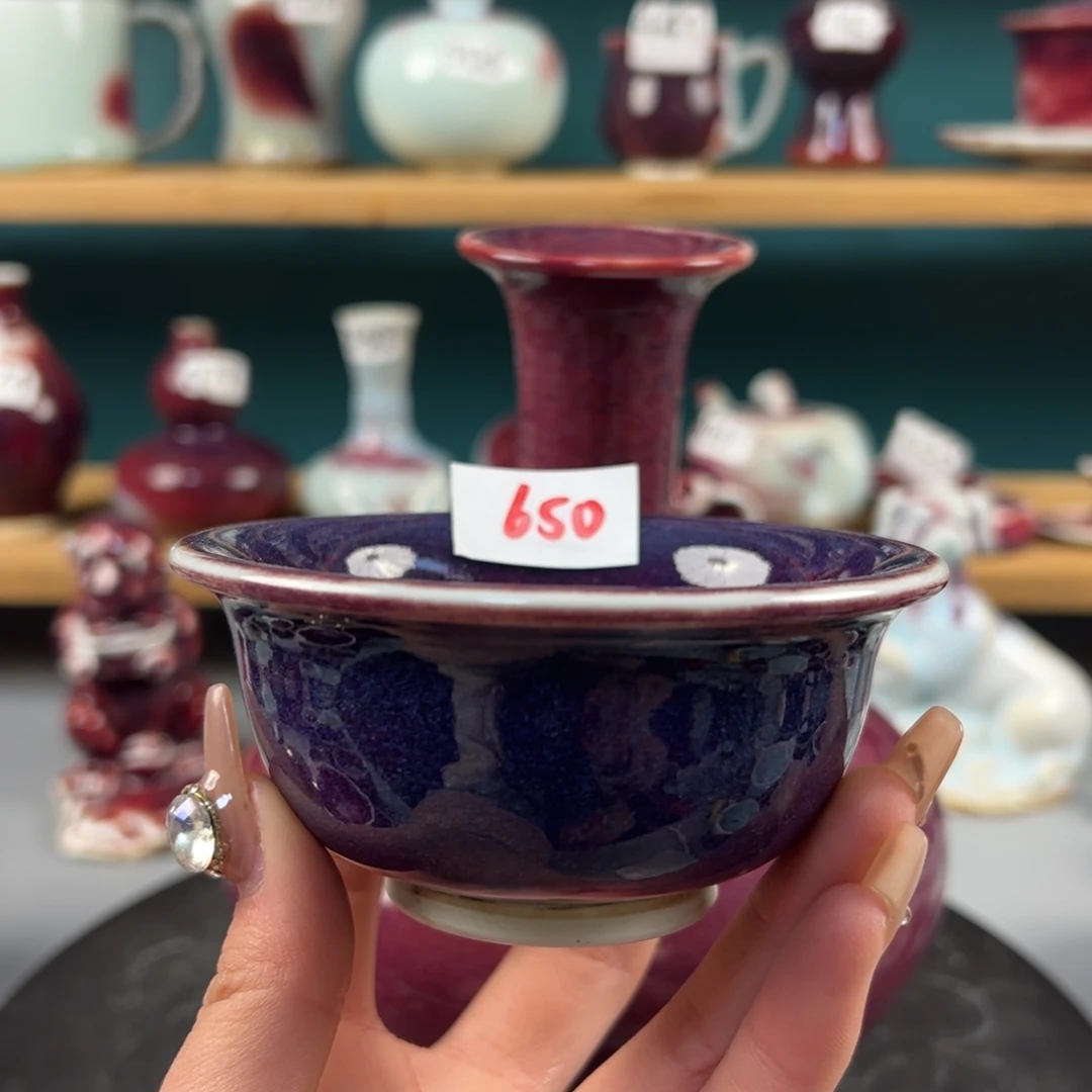 瓷片全品无暇主人杯纯手工