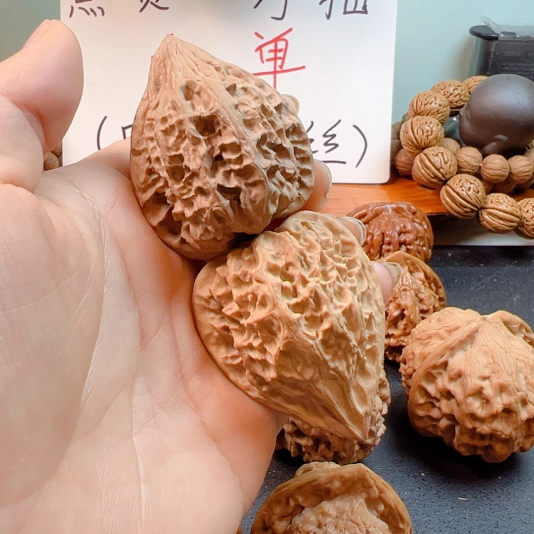 把件文玩核桃红缨枪手把件