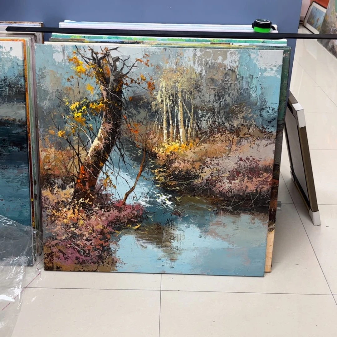 達***手工手绘精品油画80+ 80厘米