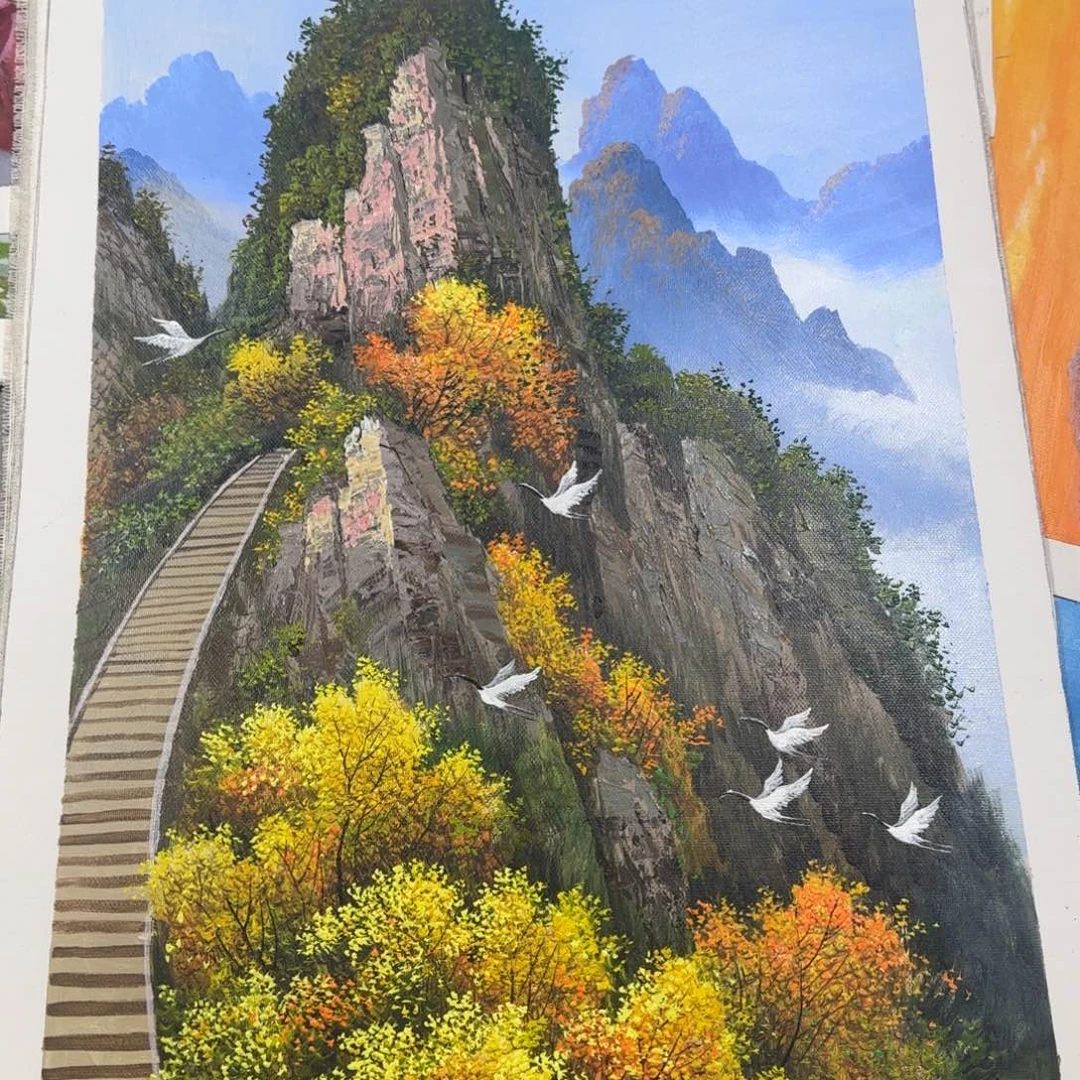 油画你在我心里是个