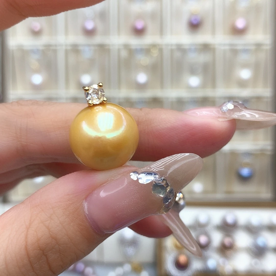 淡水珍珠合金吊坠(赠链)