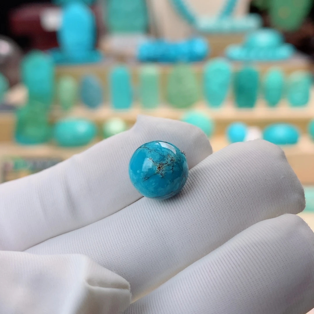 绿松石未镶嵌挂件