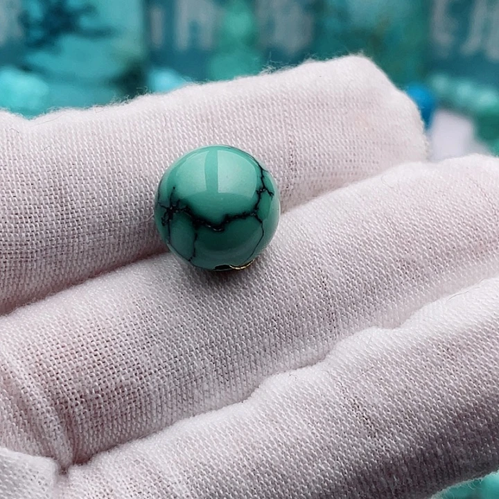 未镶嵌绿松石12.7m m