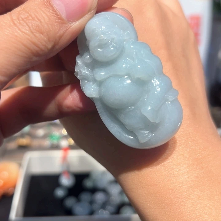 翡翠未镶嵌颈饰缅甸翡翠吊坠