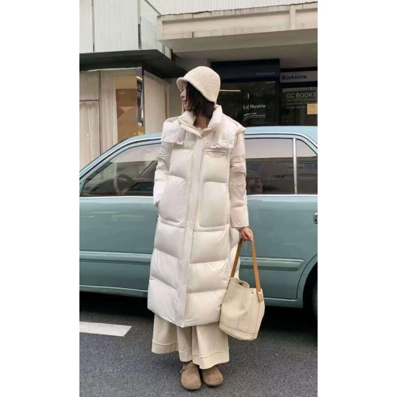 【慈城】68083长款羽绒服冬季保暖外套女