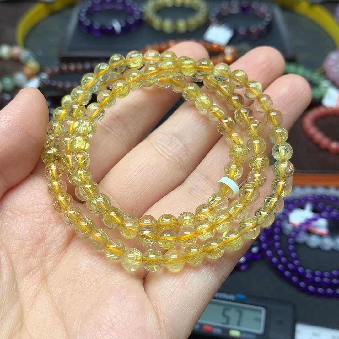 手串未镶嵌水晶手链