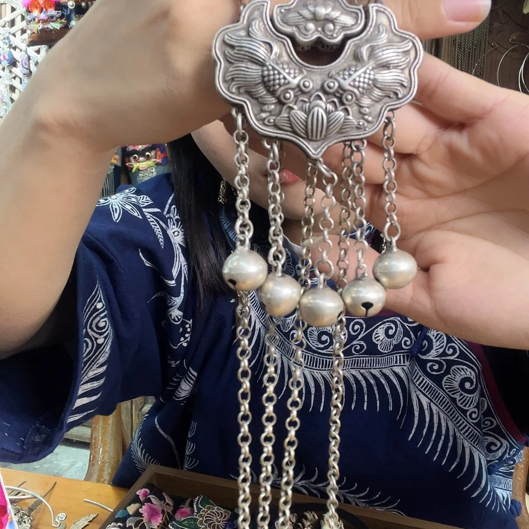铁合金花岗石项链