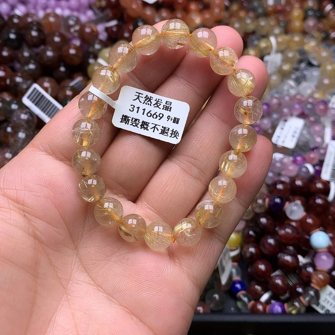 水晶手链未镶嵌，，