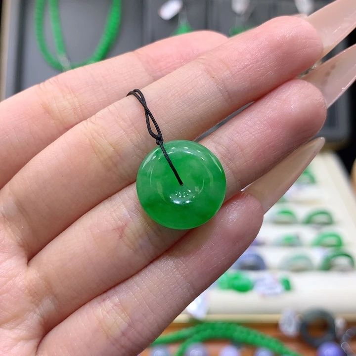未镶嵌戒指翡翠平安扣