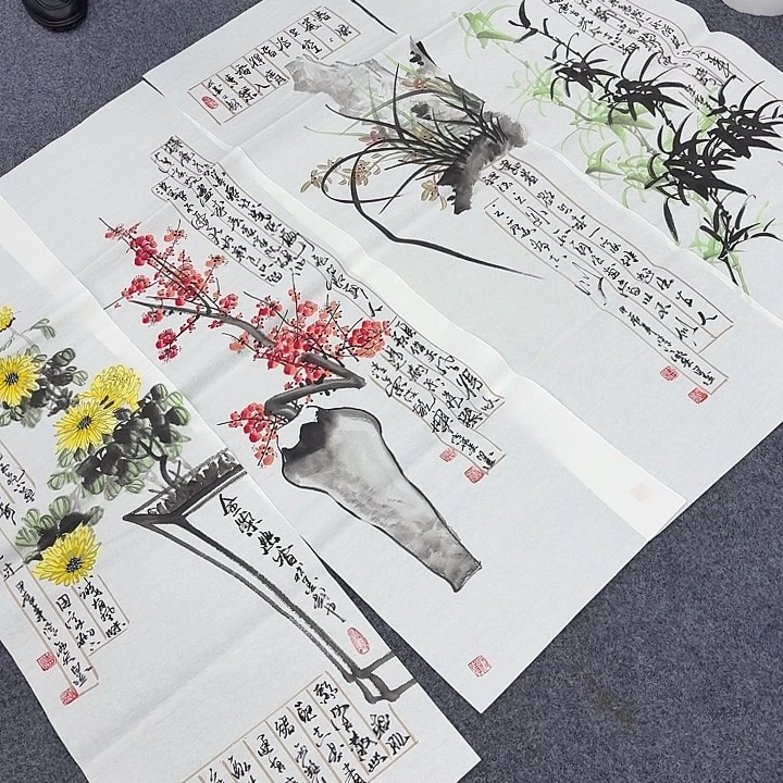 国画手绘国画作品