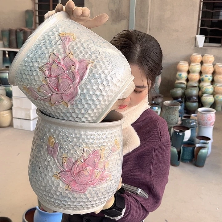 正品口19高21花盆……