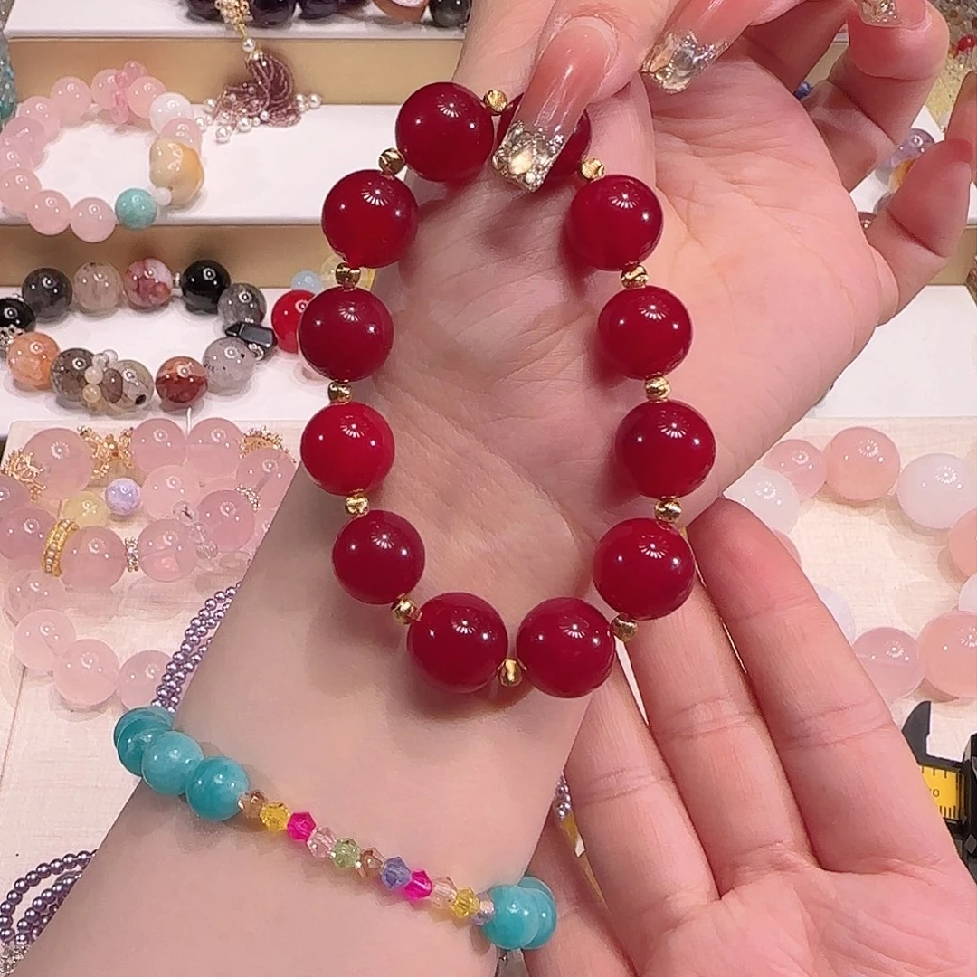 水晶手镯未镶嵌多样性发一