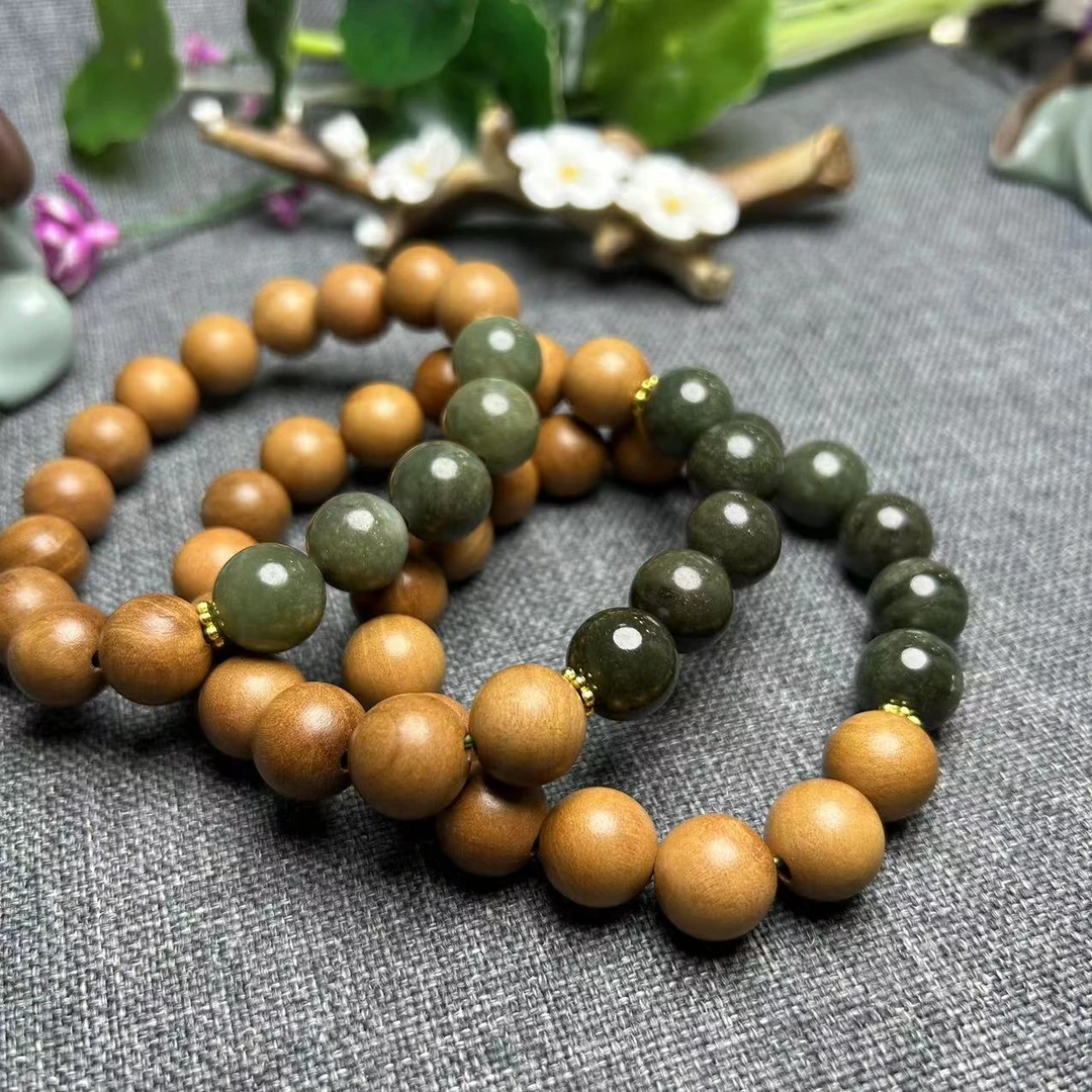 和田玉加木珠手串1080060