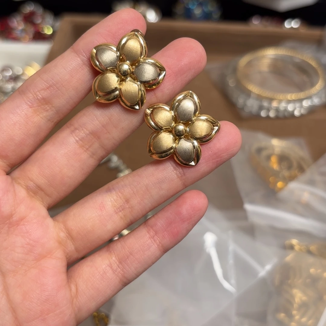 合成碳硅石纯铜耳夹