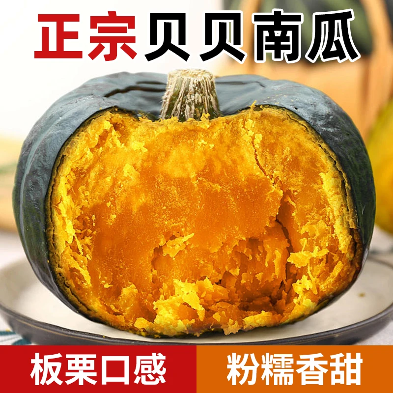 正宗贝贝南瓜精选大果板栗味粗粮代餐宝宝辅食优质农产品