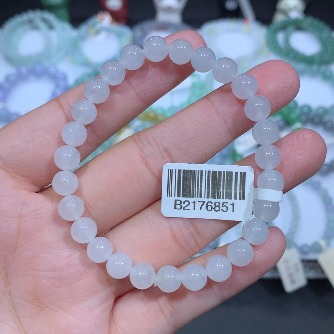 翡翠未镶嵌手串天然