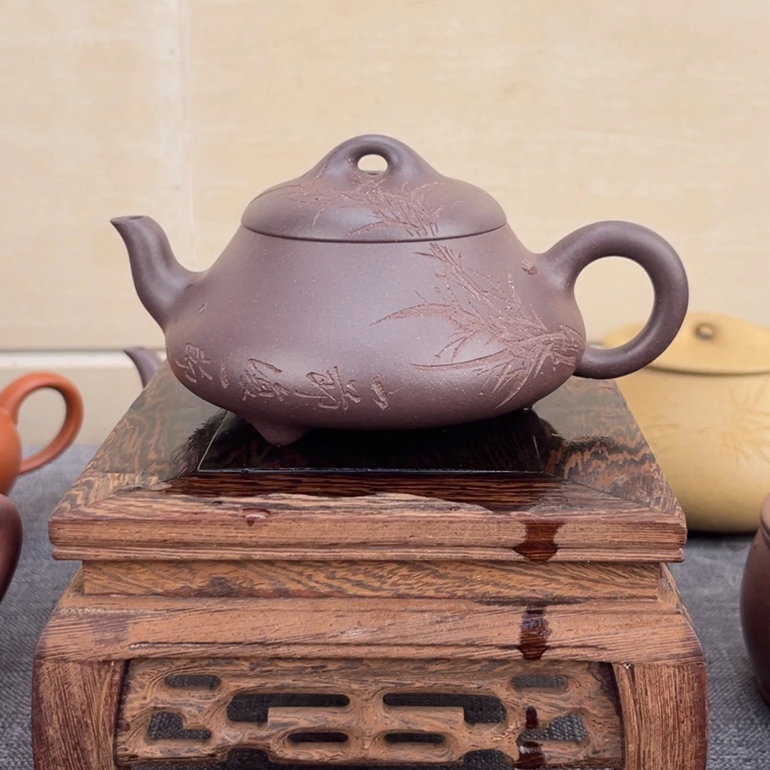 荃***紫砂茶壶宜兴紫砂壶全手工艺