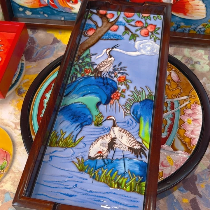 盖子款瓷板画艺术展