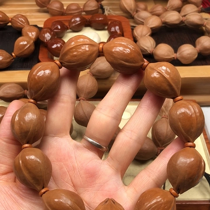 手串橄榄核梅林铁核21 X27大手持