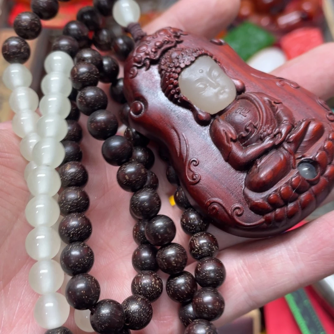 滴血莲花菩提吊坠