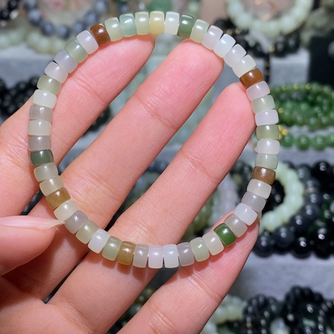 和田玉未镶嵌手链