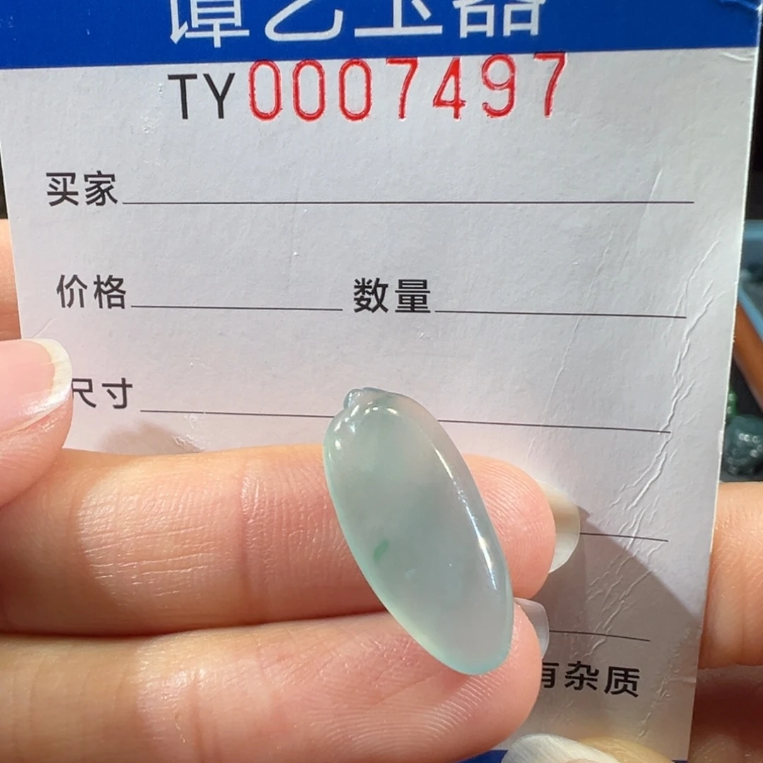 翡翠未镶嵌颈饰7497