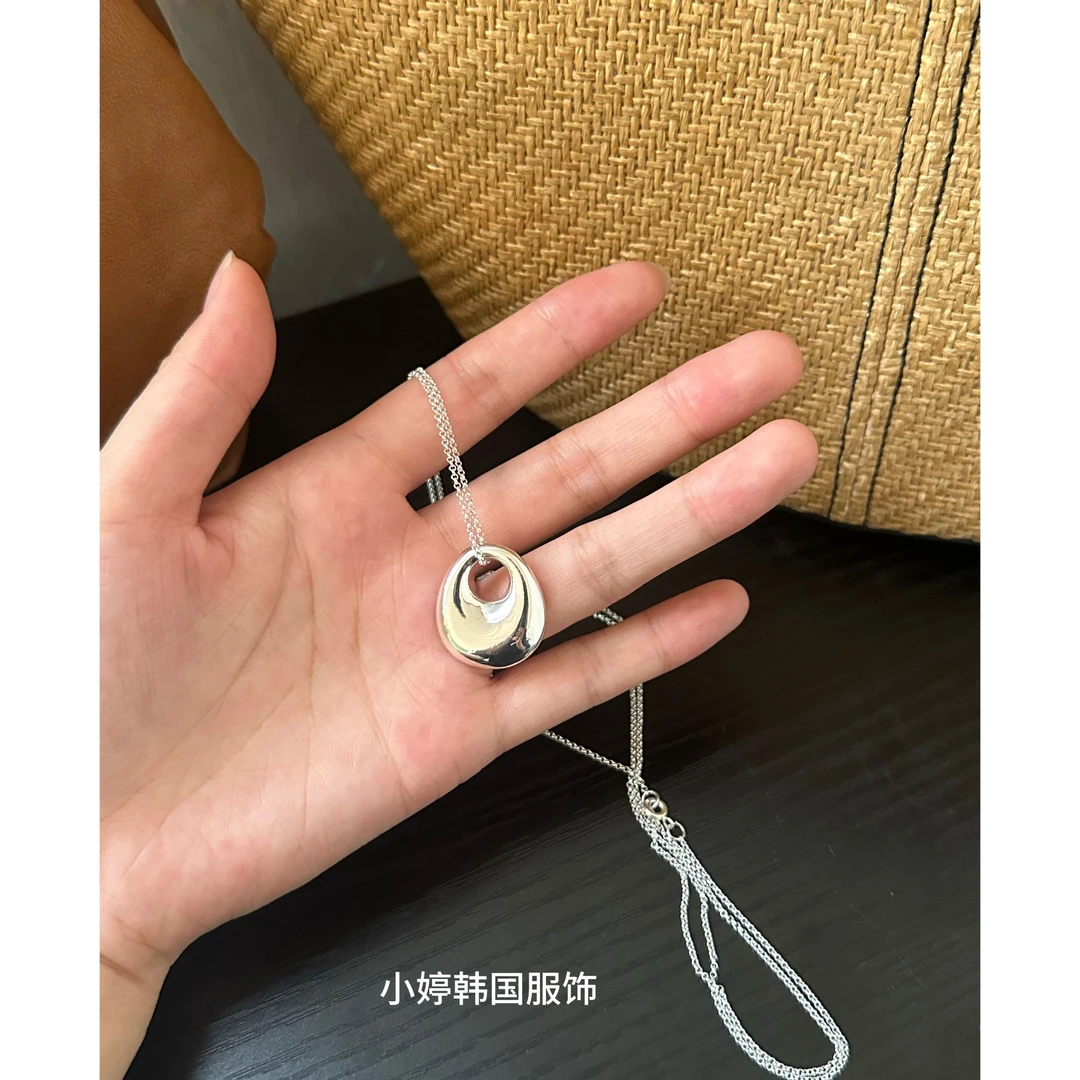 合金吊坠 【小婷】 东大门 水滴吊坠项链